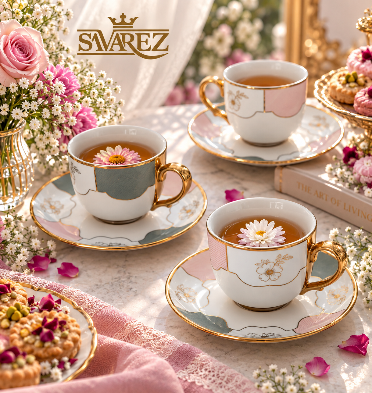 سرویس قهوه خوری آیسن طرح روژان